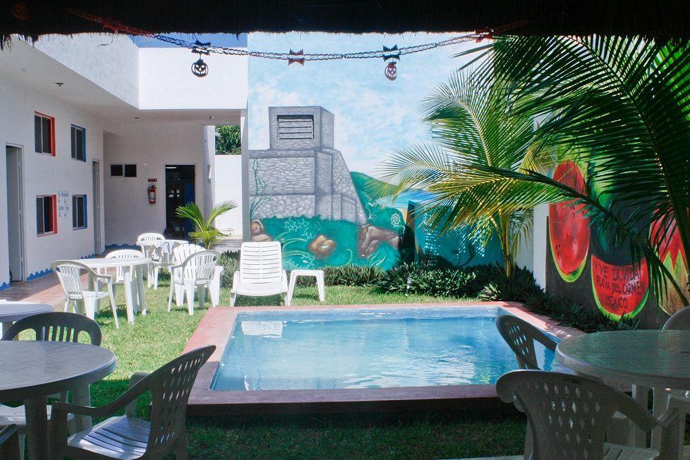Hostal Vive La Vida Playa del Carmen Exterior foto